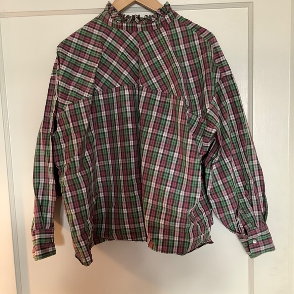 Plaid Isabel Marant blouse - Picture 3 of 4